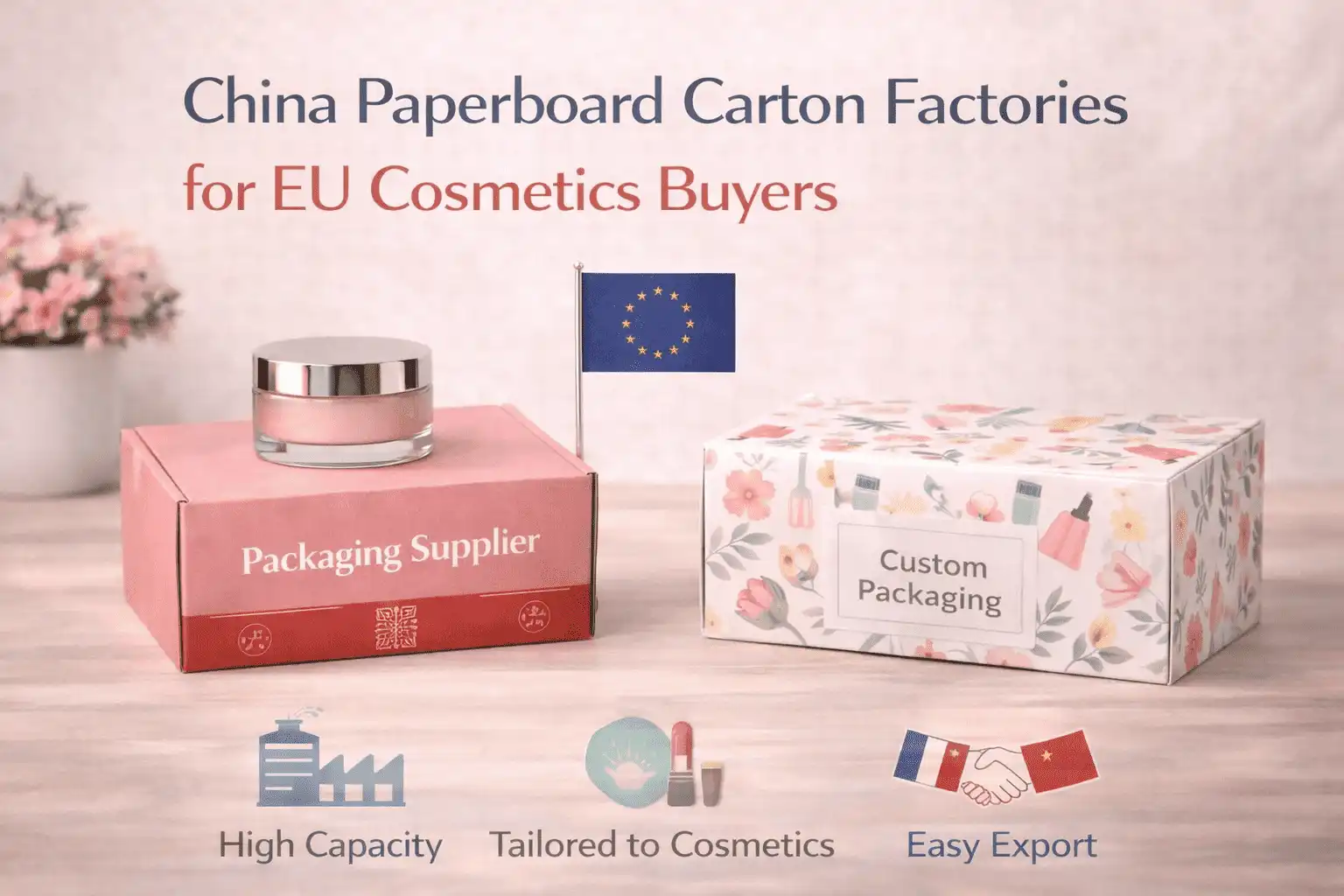 China Paperboard Carton Factories for EU Cosmetics Buyers